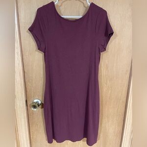 BODEN- Low-Back Rib Jersey Mini Dress